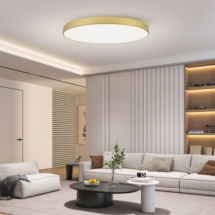 Brilagi - LED lubinis šviestuvas POOL LED/180W/230V 3000/4500/6000K skersm. 120 cm auksinis