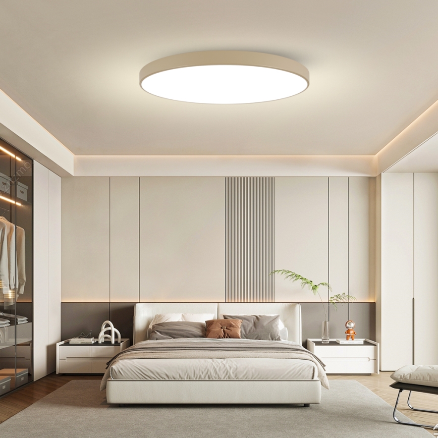 Brilagi - LED lubinis šviestuvas POOL LED/180W/230V 3000/4500/6000K, skersmuo 120 cm, smėlinė