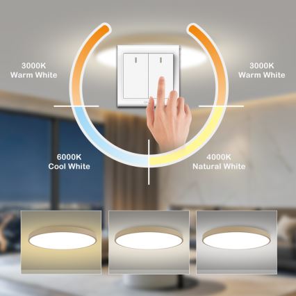 Brilagi - LED lubinis šviestuvas POOL LED/180W/230V 3000/4500/6000K, skersmuo 120 cm, smėlinė