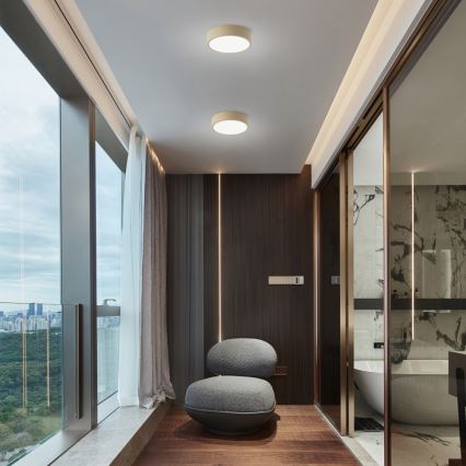 Brilagi - LED lubų šviestuvas POOL LED/18W/230V 3000/4000/6000K skersmuo 20 cm smėlinė