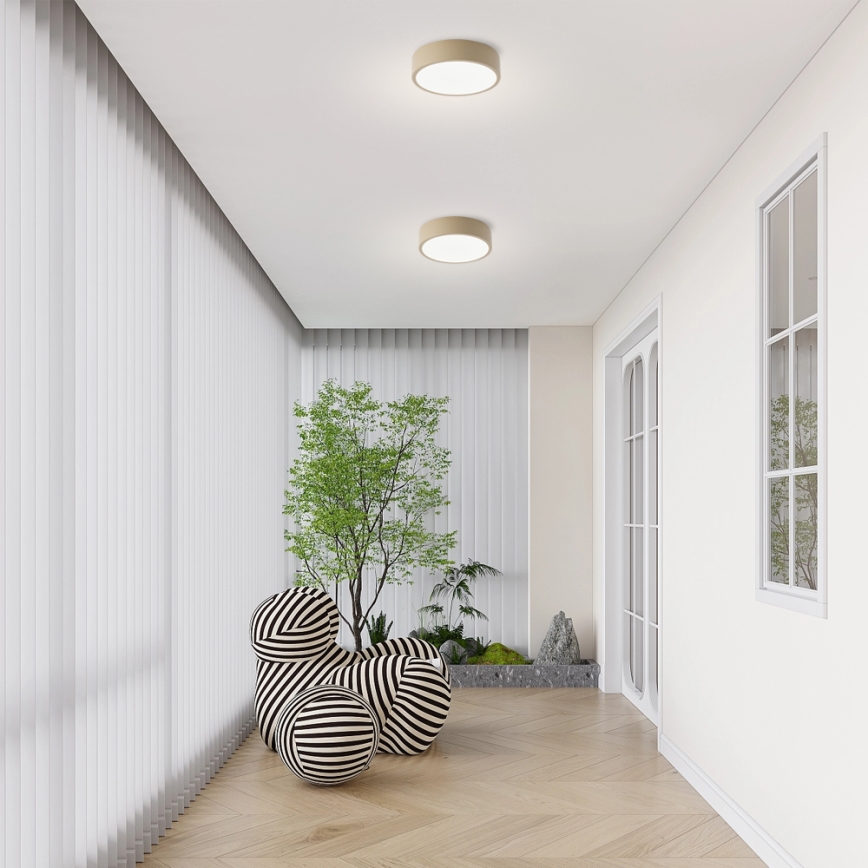 Brilagi - LED lubų šviestuvas POOL LED/18W/230V 3000/4000/6000K skersmuo 20 cm smėlinė