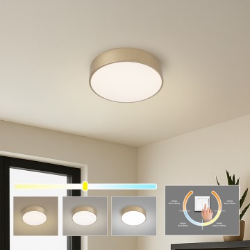 BRILAGI - LED lubinis šviestuvas POOL LED/24W/230V 3000/4000/6000K skersmuo 20 cm auksinis