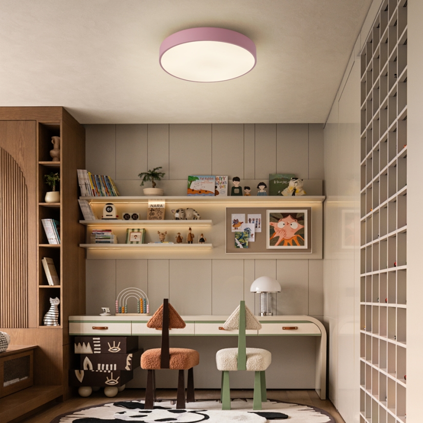 Brilagi - LED lubinis šviestuvas POOL LED/36W/230V 3000/4000/6000K skersmuo 30 cm rožinis