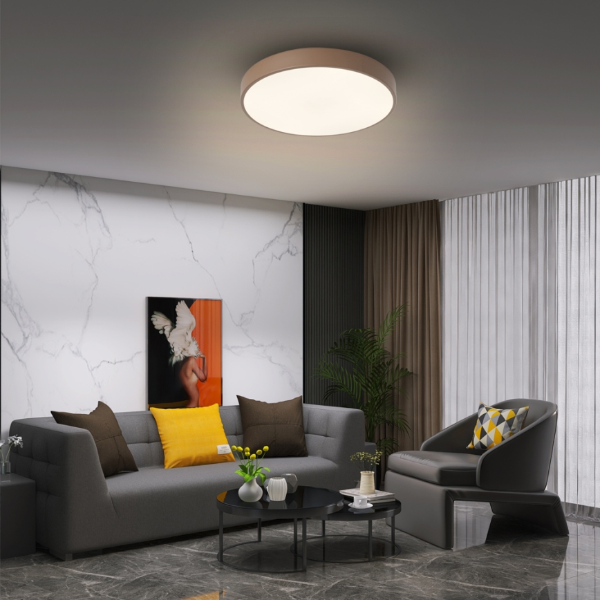 Brilagi - LED lubinis šviestuvas POOL LED/36W/230V 3000/4000/6000K skersmuo 30 cm ruda