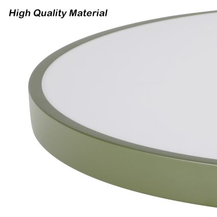 Brilagi - LED lubinis šviestuvas POOL LED/36W/230V 3000/4000/6000K skersmuo 30 cm žalias