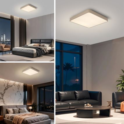 Brilagi - LED lubinis šviestuvas POOL LED/36W/230V 3000/4000/6000K 40x40 cm smėlinis