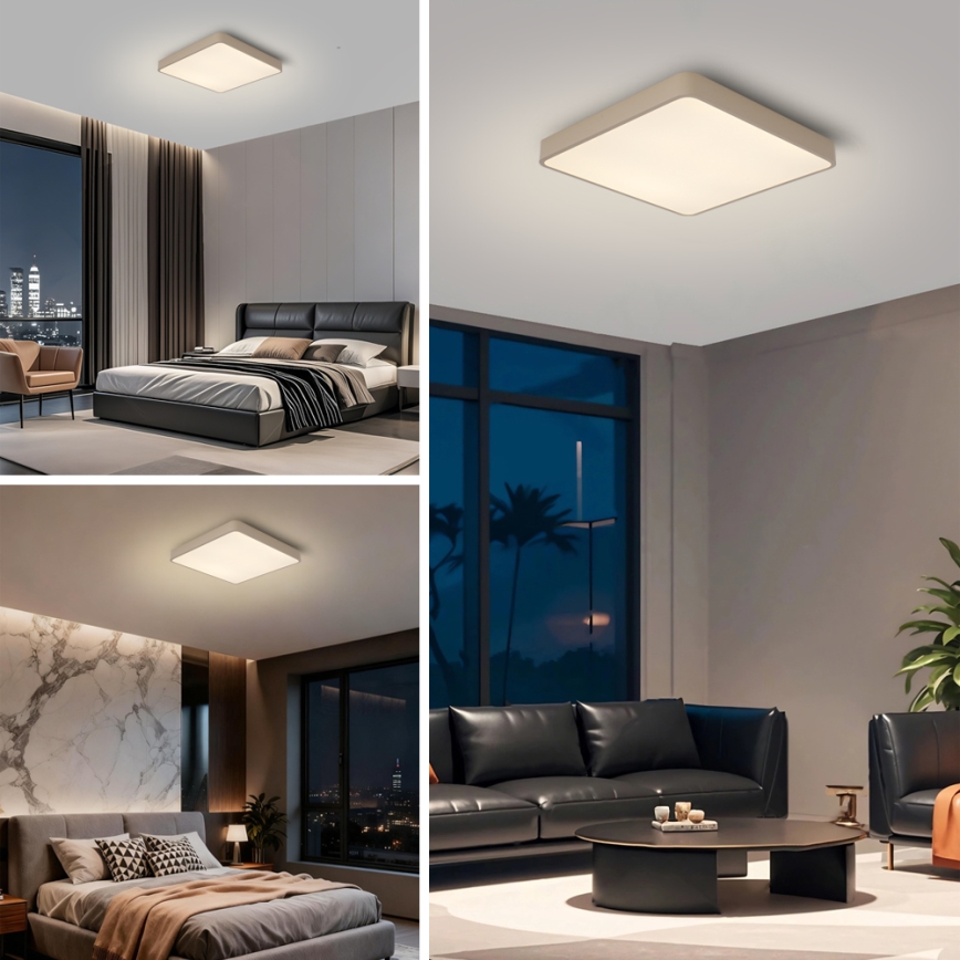 Brilagi - LED lubinis šviestuvas POOL LED/36W/230V 3000/4000/6000K 40x40 cm smėlinis