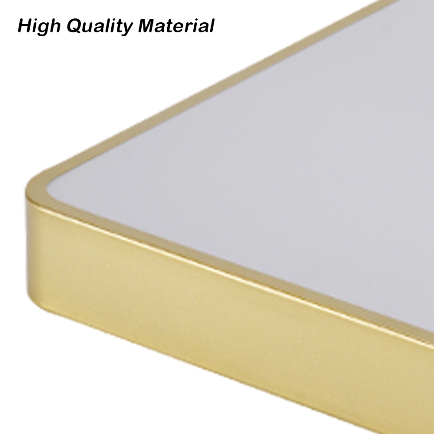 Brilagi - LED lubinis šviestuvas POOL LED/36W/230V 3000/4500/6000K 40x40 cm auksinis