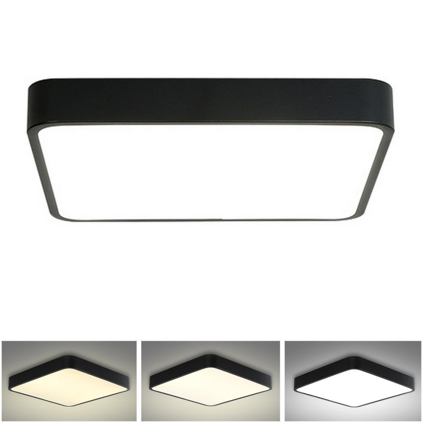 Brilagi - LED lubinis šviestuvas POOL LED/36W/230V 3000/4500/6000K 40x40 cm juoda