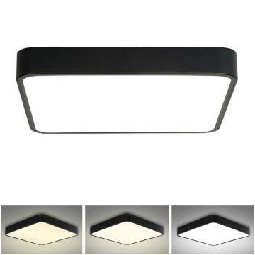 Brilagi - LED lubinis šviestuvas POOL LED/36W/230V 3000/4500/6000K 40x40 cm juodas