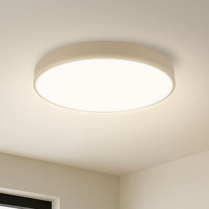 Brilagi - LED lubų šviestuvas POOL LED/48W/230V 3000/4000/6000K, skersmuo 40 cm, smėlio spalvos