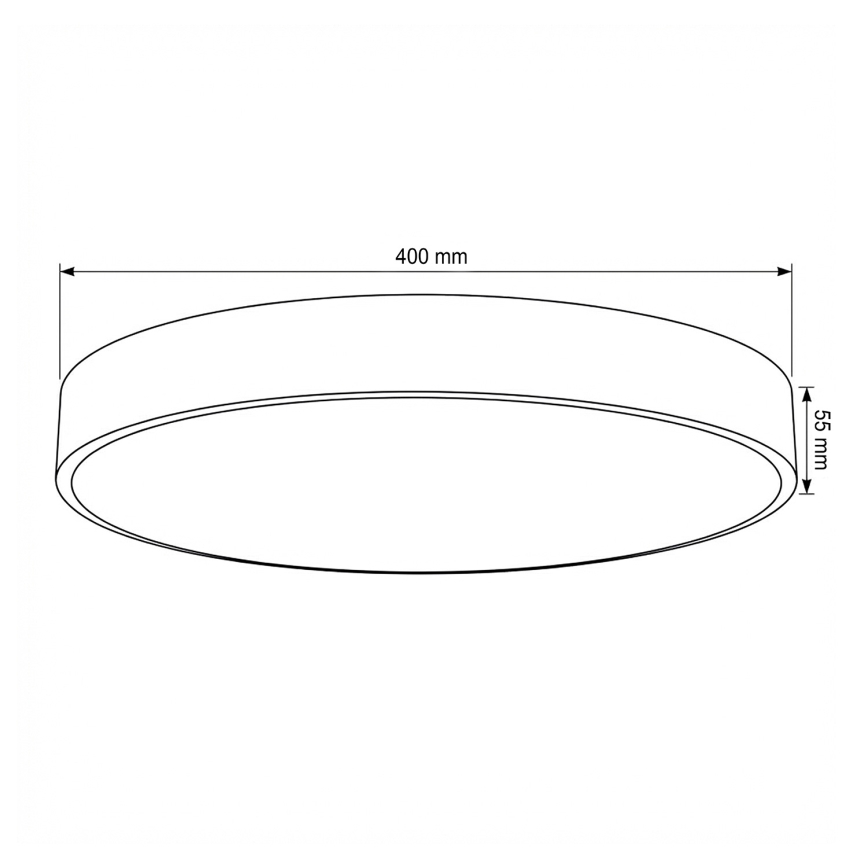 Brilagi - LED lubinis šviestuvas POOL LED/48W/230V 3000/4000/6000K Ø 40 cm smėlio spalvos
