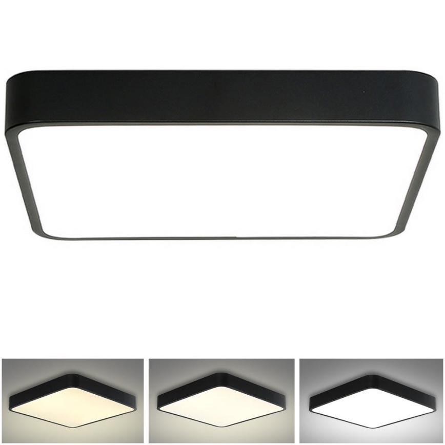 Brilagi - LED lubinis šviestuvas POOL LED/48W/230V 3000/4500/6000K 50x50 cm juoda