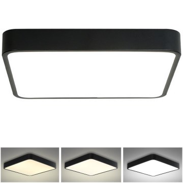 Brilagi - LED lubinis šviestuvas POOL LED/48W/230V 3000/4500/6000K 50x50 cm juodas