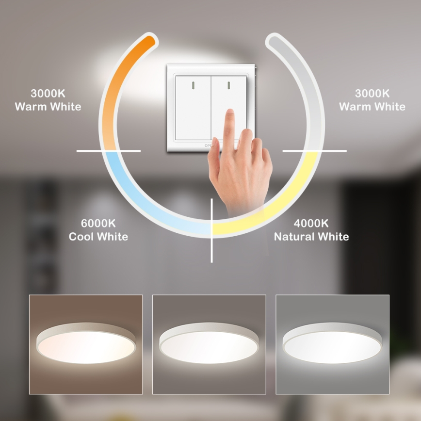 Brilagi - LED lubinis šviestuvas POOL LED/60W/230V 3000/4000/6000K 50 cm baltas