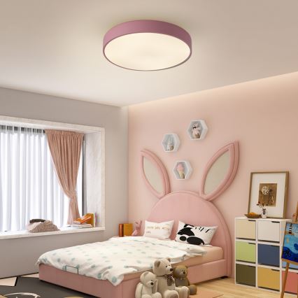 Brilagi - LED lubinis šviestuvas POOL, 60 W, 230 V, 3000/4000/6000 K, skersmuo 50 cm, rožinis