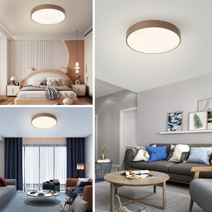 Brilagi - LED lubinis šviestuvas POOL LED/60W/230V 3000/4000/6000K skersmuo 50 cm rudas