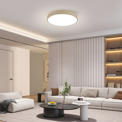 Brilagi - LED lubų šviestuvas POOL LED/60W/230V 3000/4000/6000K Ø 60 cm, smėlinė
