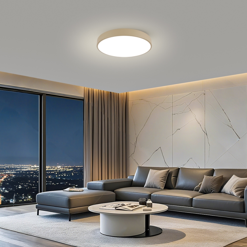 Brilagi - LED lubų šviestuvas POOL LED/60W/230V 3000/4000/6000K Ø 60 cm, smėlinė