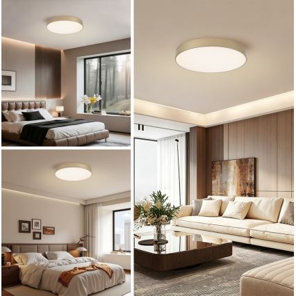 BRILAGI - LED lubinis šviestuvas POOL LED/60W/230V 3000/4000/6000K Ø 50 cm auksinis