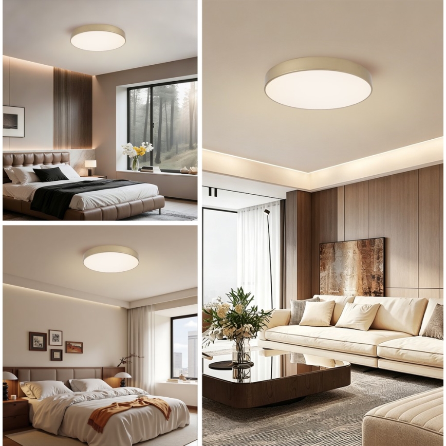 BRILAGI - LED lubinis šviestuvas POOL LED/60W/230V 3000/4000/6000K Ø 50 cm auksinis