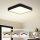Brilagi - LED lubinis šviestuvas POOL SQUARE LED/36W/230V 3000/4000/6000K 40x40 cm juodas