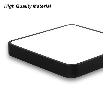 Brilagi - LED lubinis šviestuvas POOL SQUARE LED/36W/230V 3000/4500/6000K 40x40 cm juodas