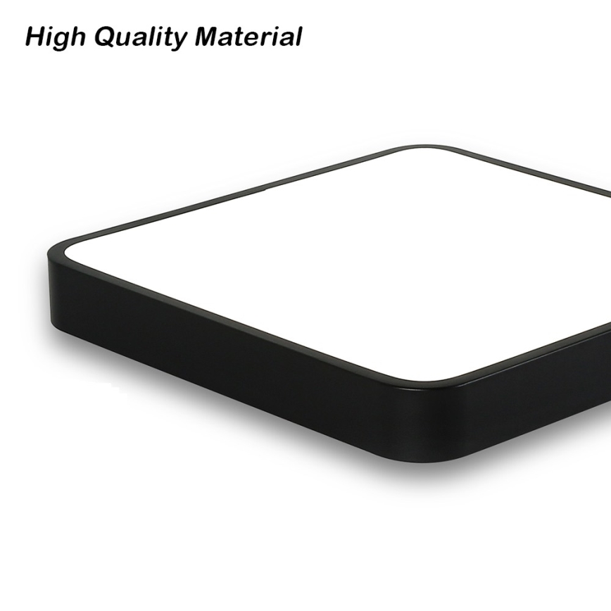 Brilagi - LED lubinis šviestuvas POOL SQUARE LED/36W/230V 3000/4500/6000K 40x40 cm juodas