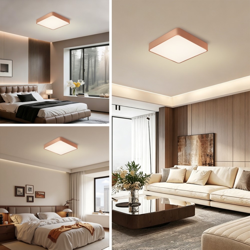 BRILAGI - LED lubinis šviestuvas POOL SQUARE LED/48W/230V 3000/4000/6000K 50x50 cm varinis