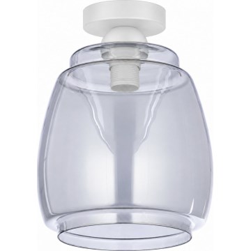 BRILAGI - LED lubinis šviestuvas RETRO GLASS 1xE27/60W/230V skersmuo 26 cm balta/dūminė pilka