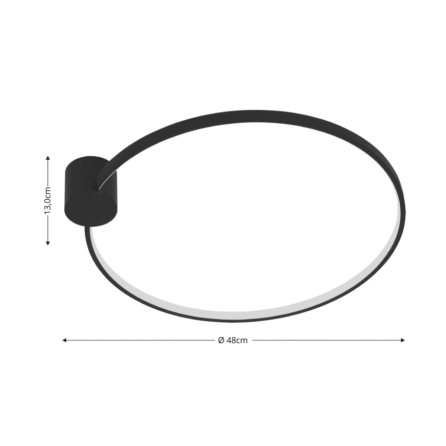 Brilagi - LED lubinis šviestuvas RINGO LED/18W/230V