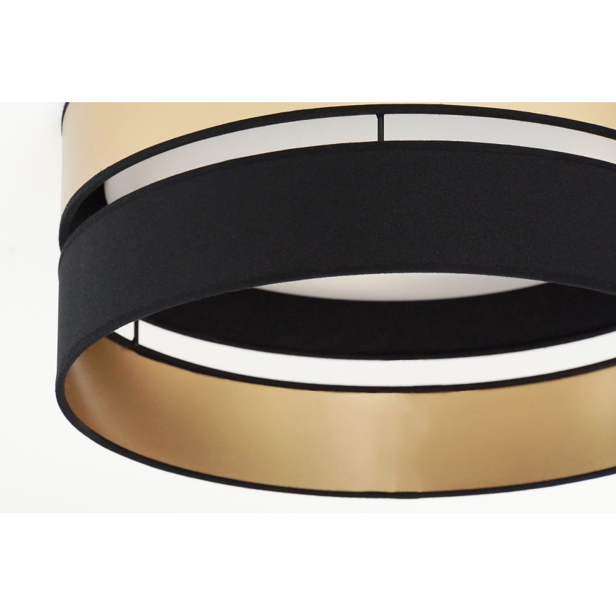 Brilagi - LED lubinis šviestuvas ROYAL LED/24W/230V diametras 45 cm juoda/auksas