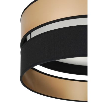 Brilagi - LED lubinis šviestuvas ROYAL LED/24W/230V diametras 45 cm juoda/auksas