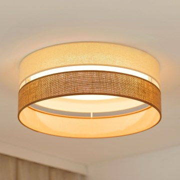 Brilagi - LED lubinis šviestuvas ROYAL YUTE LED/24W/230V diametras 45 cm smėlio spalva/kreminė