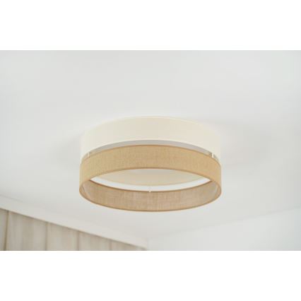 Brilagi - LED lubinis šviestuvas ROYAL YUTE LED/24W/230V diametras 45 cm smėlio spalva/kreminė