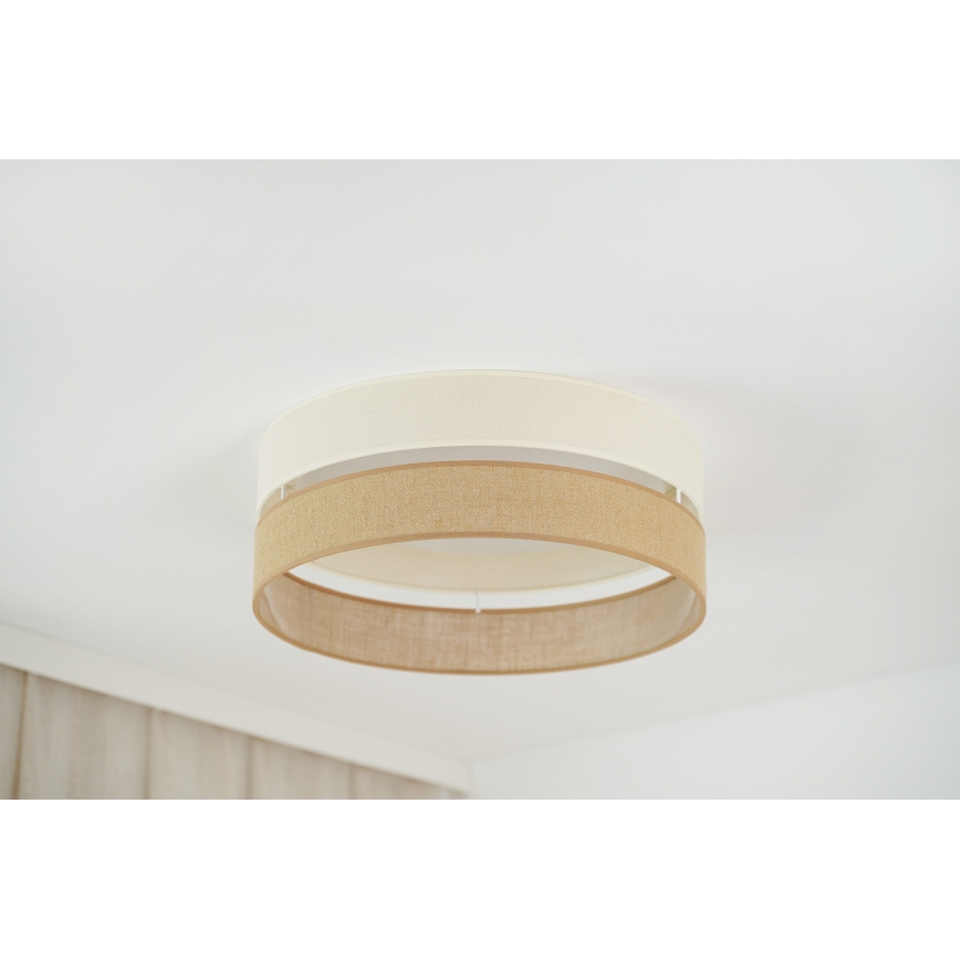 Brilagi - LED lubinis šviestuvas ROYAL YUTE LED/24W/230V diametras 45 cm smėlio spalva/kreminė
