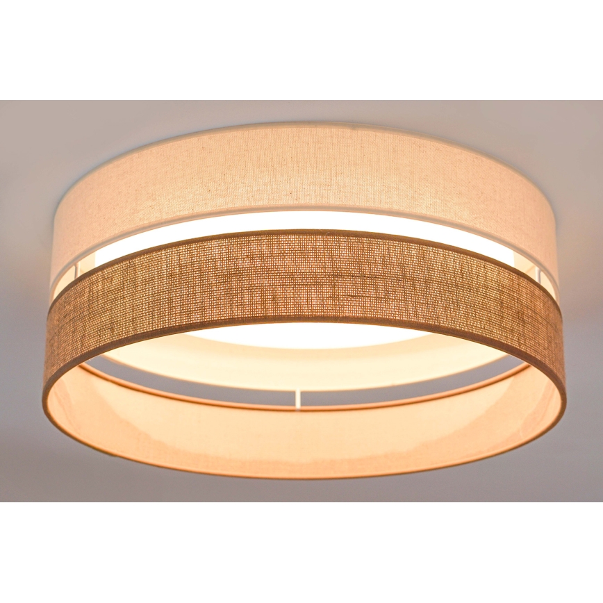 Brilagi - LED lubinis šviestuvas ROYAL YUTE LED/24W/230V diametras 45 cm smėlio spalva/kreminė