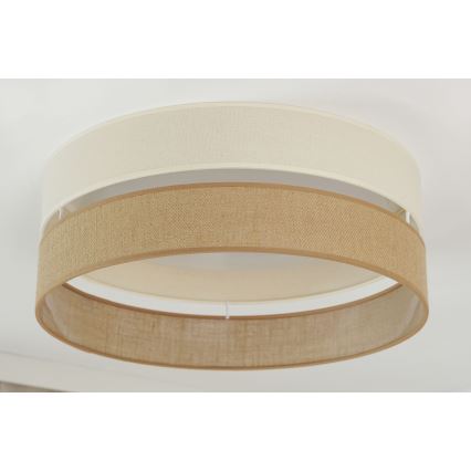 Brilagi - LED lubinis šviestuvas ROYAL YUTE LED/24W/230V diametras 45 cm smėlio spalva/kreminė