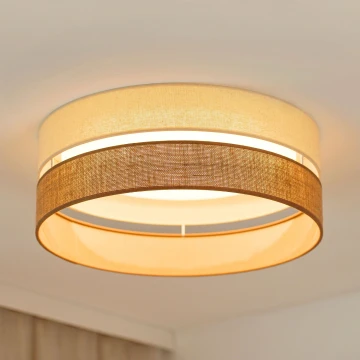 Brilagi - LED lubinis šviestuvas ROYAL YUTE LED/24W/230V skersmuo 45 cm smėlio/kreminė
