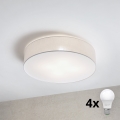 Brilagi - LED lubinis šviestuvas SIRIJA 4xE27/15W/230V skersmuo 60 cm baltas