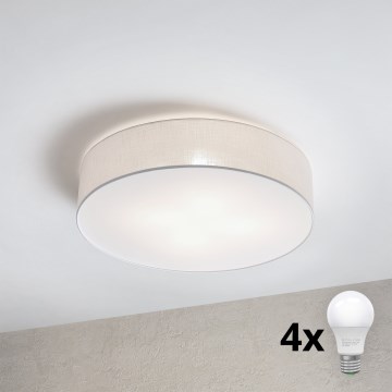 Brilagi - LED lubinis šviestuvas SIRIJA 4xE27/15W/230V skersmuo 60 cm baltas