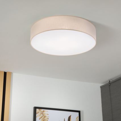 Brilagi - LED lubinis šviestuvas SIRIJA 4xE27/15W/230V skersmuo 60 cm smėlio spalvos
