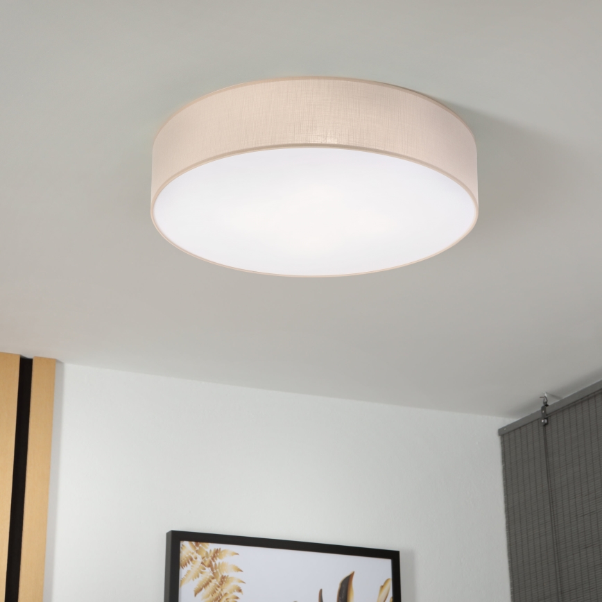 Brilagi - LED lubinis šviestuvas SIRIJA 4xE27/15W/230V skersmuo 60 cm smėlio spalvos