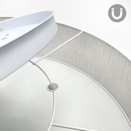 Brilagi - LED lubinis šviestuvas SIRIJA, 4xE27/60W/230V, Ø 60 cm, baltas