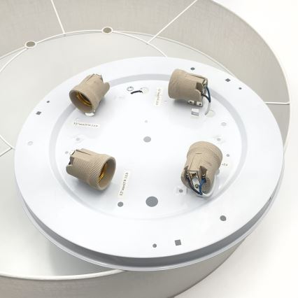 Brilagi - LED lubinis šviestuvas SIRIJA, 4xE27/60W/230V, Ø 60 cm, baltas