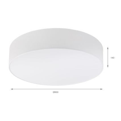 Brilagi - LED lubinis šviestuvas SIRIJA, 4xE27/60W/230V, Ø 60 cm, baltas