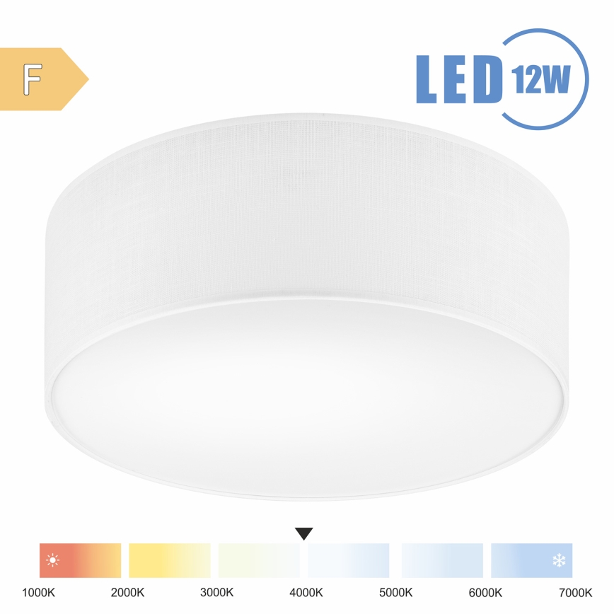 Brilagi - LED lubinis šviestuvas SIRIJA LED/12W/230V diametras 35 cm balta