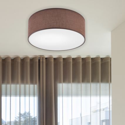 Brilagi - LED lubinis šviestuvas SIRIJA LED/12W/230V diametras 35 cm ruda