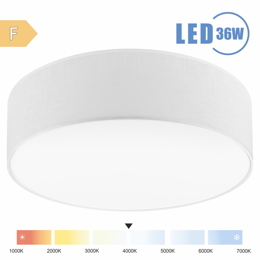 Brilagi - LED lubinis šviestuvas SIRIJA LED/36W/230V diametras 45 cm balta