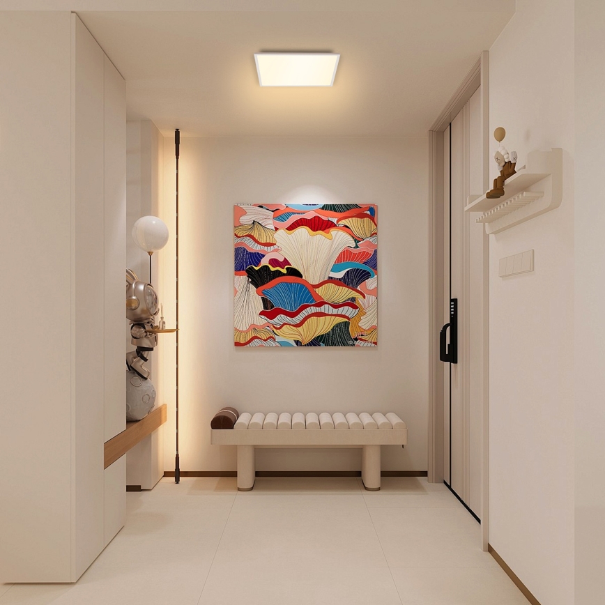 Brilagi - LED lubinis šviestuvas SLIMFRAME LED/25W/230V 30x30 cm balta